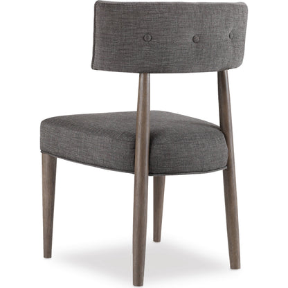 Curata Upholstered Chair by Hooker Furniture in grey and mountain modern, graphite. Made from fabric in a modern style.