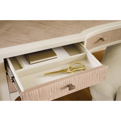 Hera Writing Desk by Hooker Furniture in whites, creams, beiges and almond white, maple. Made from unique in a transitional style.