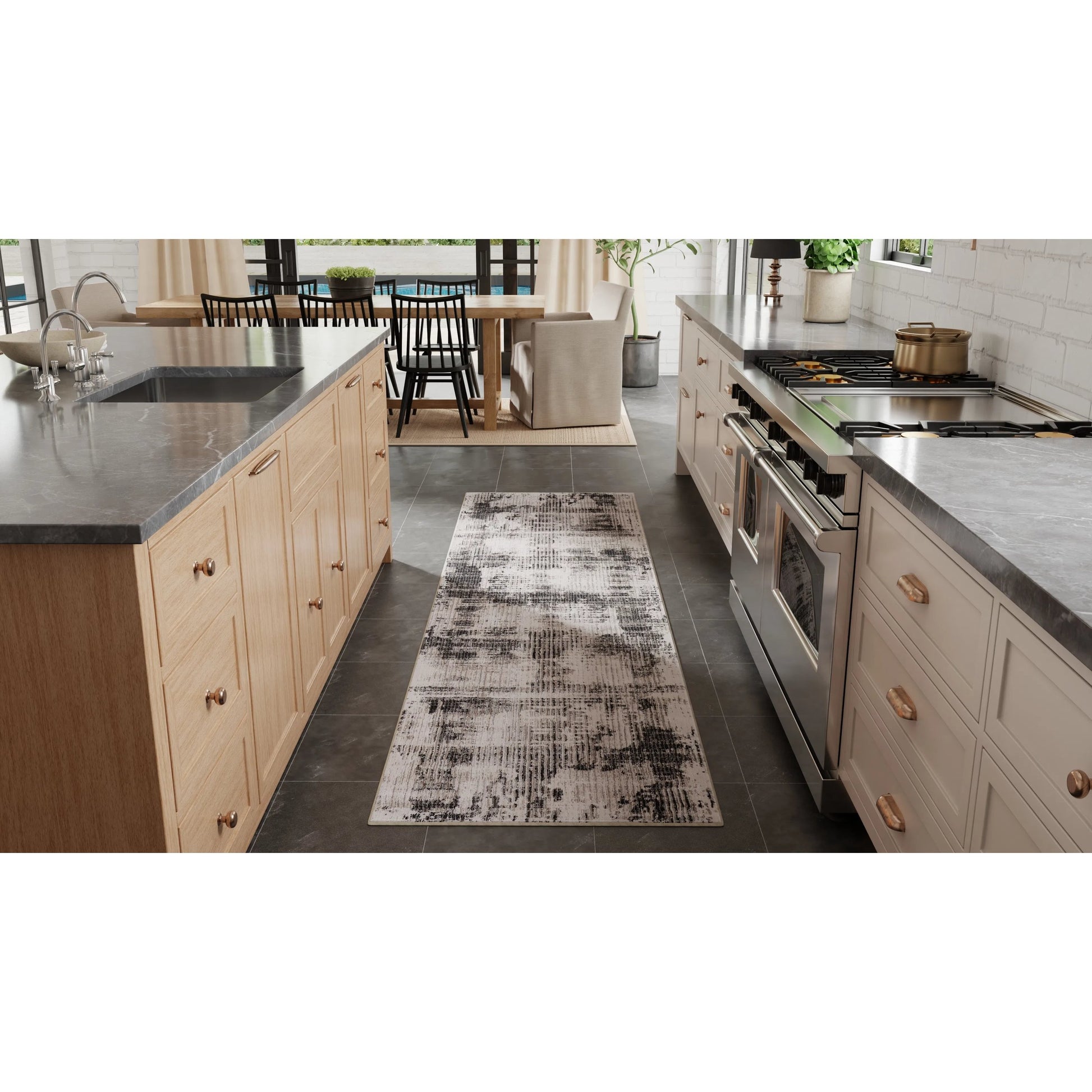 Sonora Rug - SNR39NYF by Feizy in gray, ivory. Made from polypropylene, polyester, viscose in a unique style.