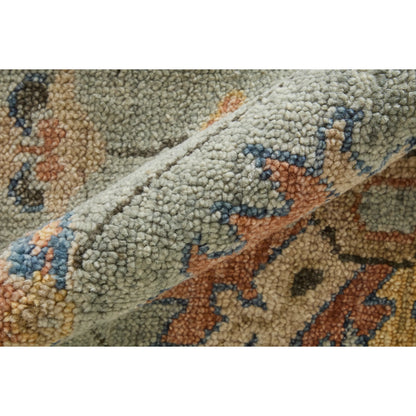 Carrington Traditional Oriental Rug - 6503F by Feizy in gray, gold, red. Made from wool in a unique style.