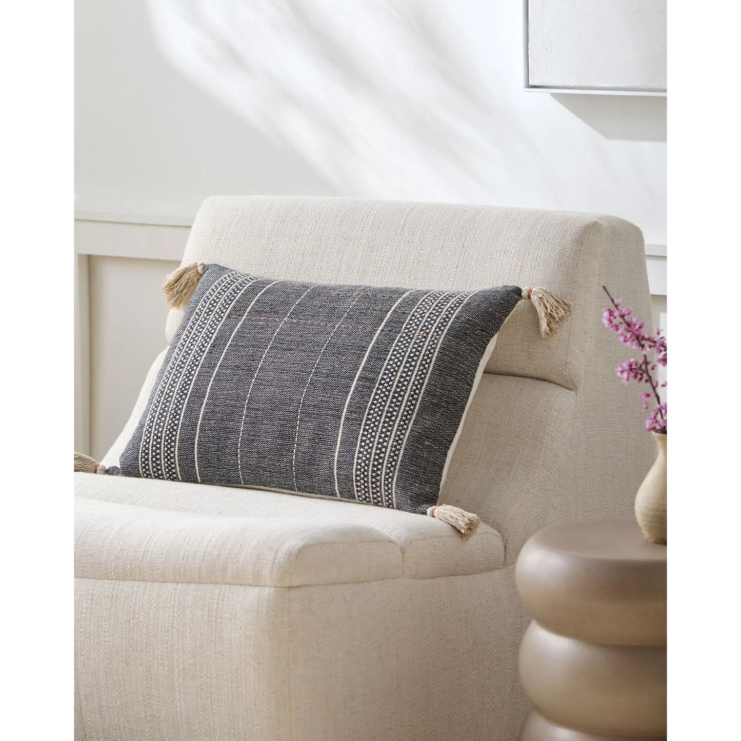 020 S-348460,S-348461 | Lifestyle | Dashing Pillow - 23206 by Surya. Made from 80% cotton, 20% viscose in a eclectic & global style.