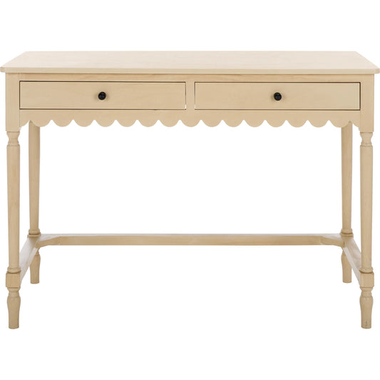 Stanislaus 2 Drawers Desk by HedgeApple Essentials. Made from pine wood, mdf, zinc alloy in a unique style.