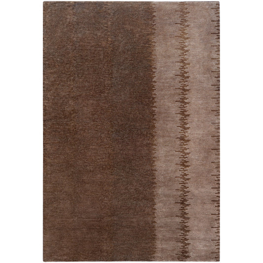 Dusk Rug - 5697 by Surya in chocolate. Made from 90% wool, 10% viscose in a unique style.