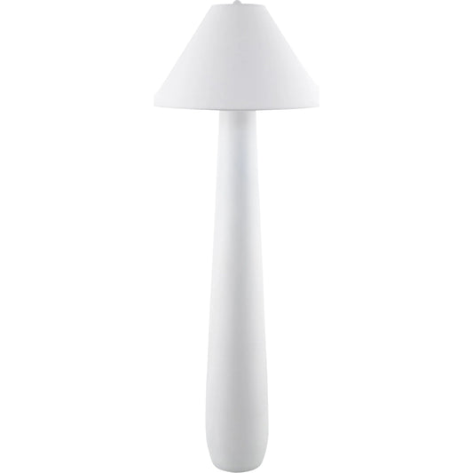 Dosso Accent Floor Lamp by Surya. Made from resin, linen, plastic in a modern style.