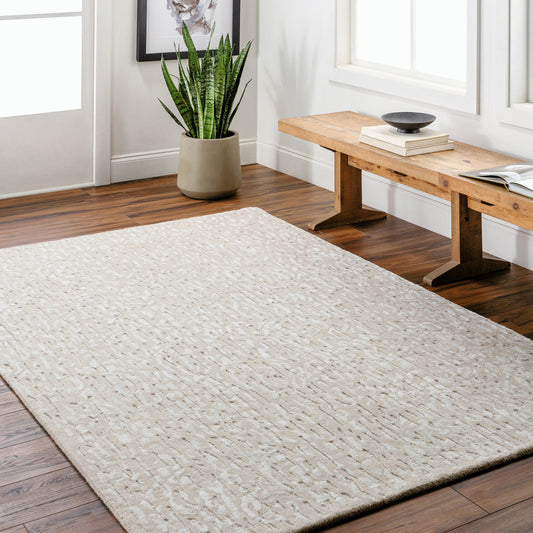 Dreamscape Rug - 33233 by Surya in beige, ivory, sandstone. Made from main: 70% wool, main: 30% viscose in a unique style.