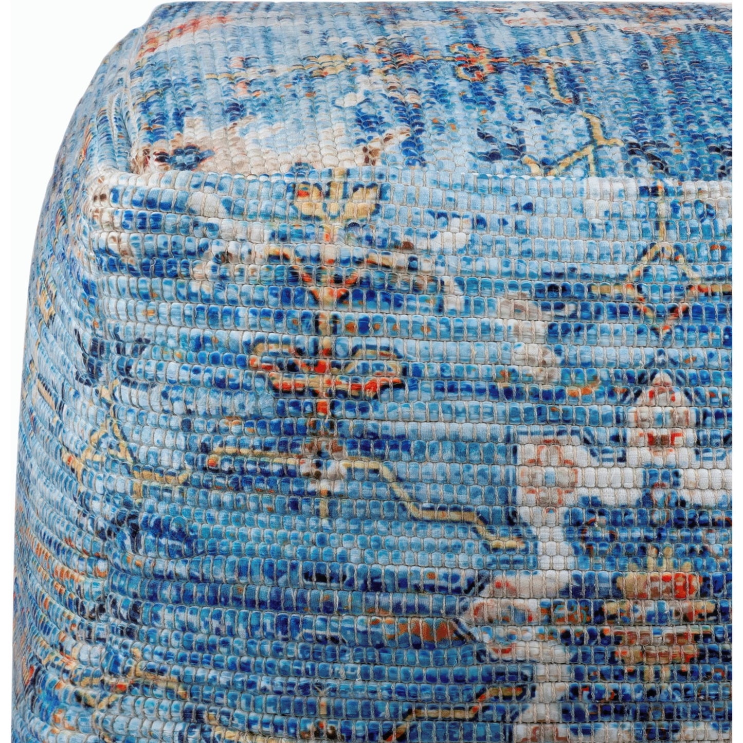 002 SI-1880497 | Closeup | Devonshire - 32343 by Livabliss in blue, sky blue. Made from 80% polyester, 20% cotton, 100% polybeads, 100% cotton in a eclectic & global style.