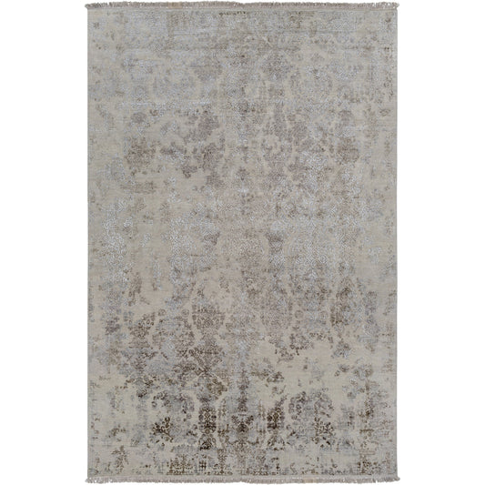 Desiree Rug - 17402 by Surya in olive, taupe, oatmeal. Made from 55% wool, 25% viscose, 20% cotton in a unique style.