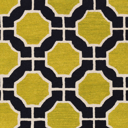 Dream DST-1183 Rug by Surya in light olive, ink blue, light beige. Made from 100% new zeland wool in a unique style.