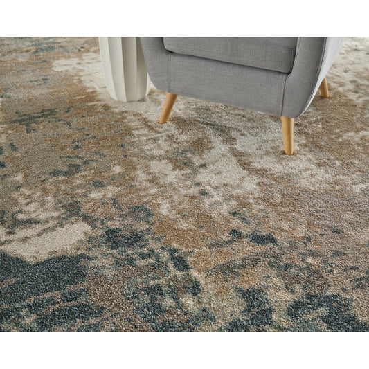 Richmond RCH39R6F Rug by Feizy in gray, white, blue. Made from polypropylene in a unique style.