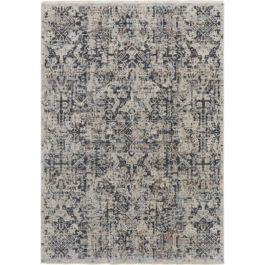 Kaia Transitional Rug - 39HUF by Feizy in ivory, gray, taupe. Made from unique in a unique style.