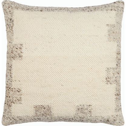 Deccan Traps Pillow - 493449 by Surya in ivory. Made from wool, cotton in a modern style.