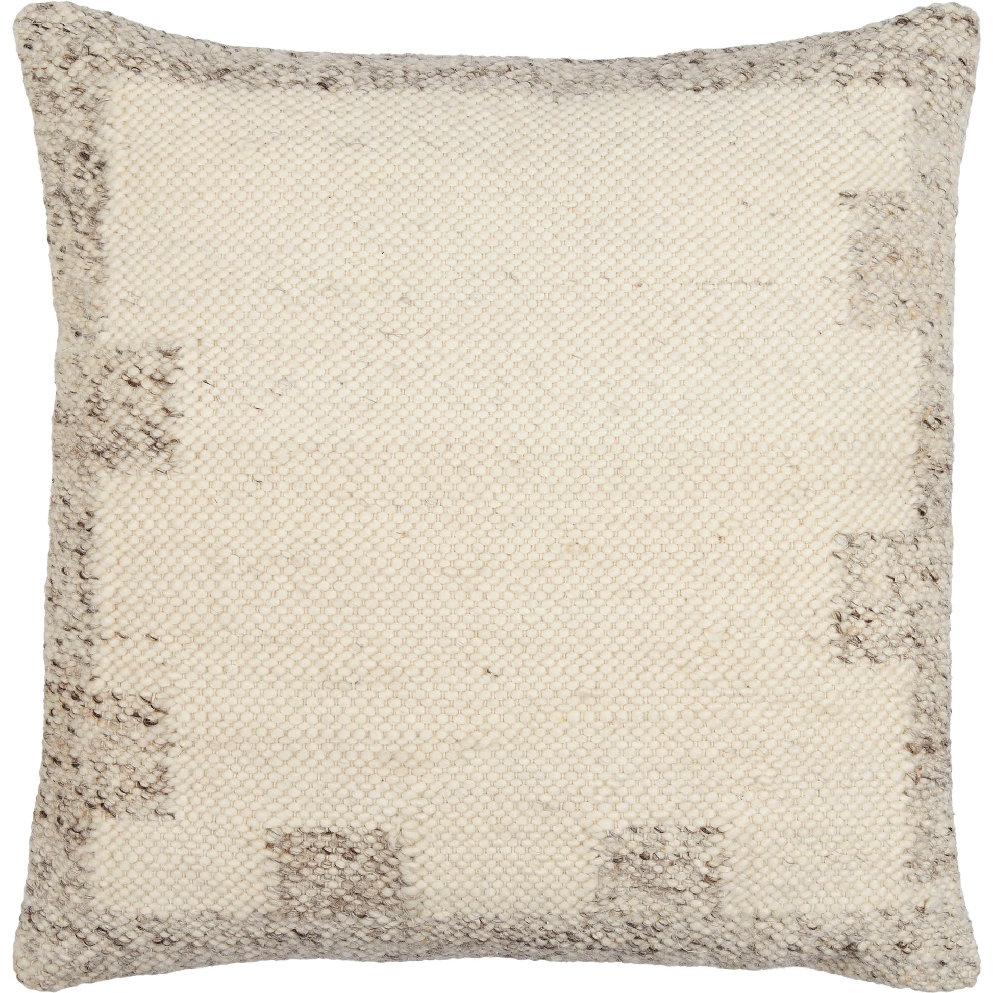 Deccan Traps Pillow - 493449 by Surya in ivory. Made from wool, cotton in a modern style.