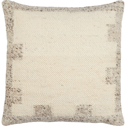 Deccan Traps Pillow - 493449 by Surya in ivory. Made from wool, cotton in a modern style.