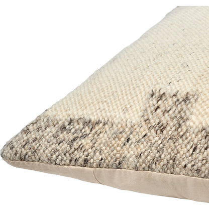 Deccan Traps Pillow - 493449 by Surya in ivory. Made from wool, cotton in a modern style.