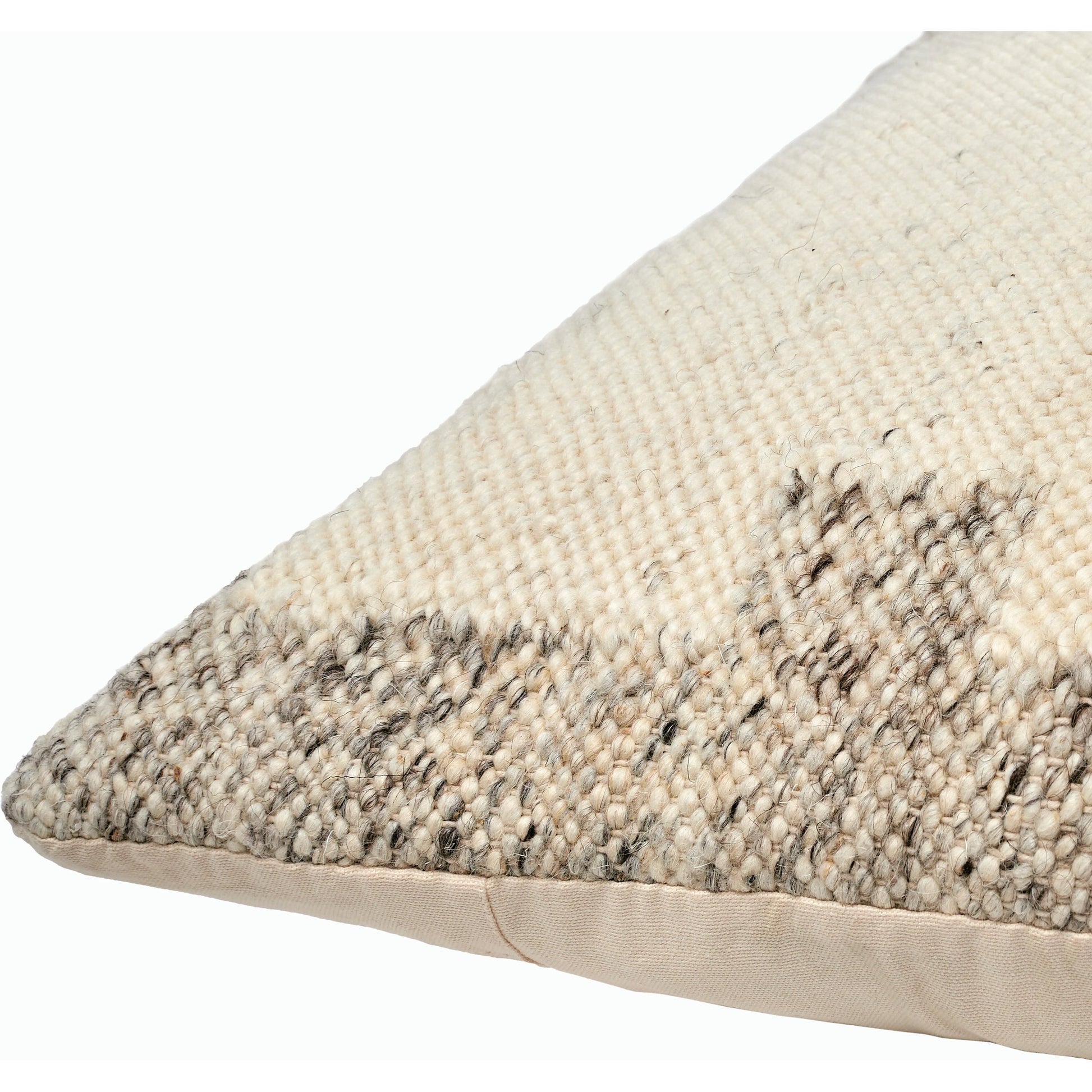 Deccan Traps Pillow - 493449 by Surya in ivory. Made from wool, cotton in a modern style.