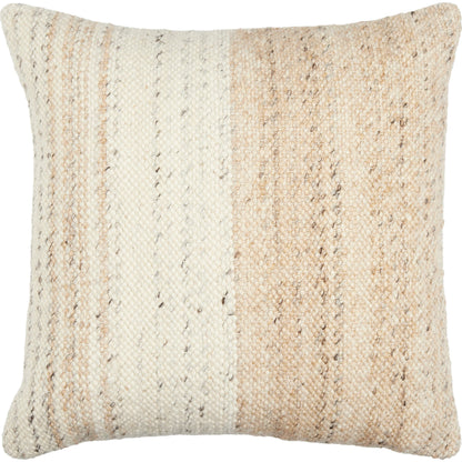 Deccan Traps Pillow - 493460 by Surya in tan, beige, medium gray. Made from wool, cotton in a modern style.