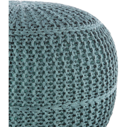 Dita Indoor/Outdoor Throw by Surya in aqua. Made from 100% polyester, 100% polybeads in a modern style.