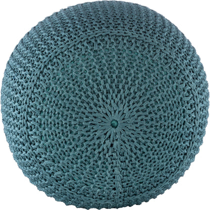 Dita Indoor/Outdoor Throw by Surya in aqua. Made from 100% polyester, 100% polybeads in a modern style.