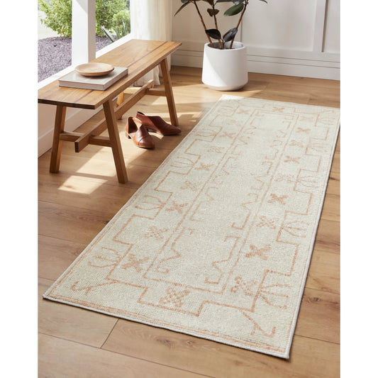 Downtown Rug - 487162 by Livabliss in light beige, cream, tan. Made from face: 100% polyester, warp: 80% cotton, 20% polyester in a unique style.