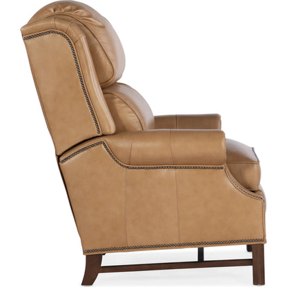 Alta High Leg Reclining Lounger by Bradington-Young by Hooker Furniture. Made from 100% leather in a unique style.