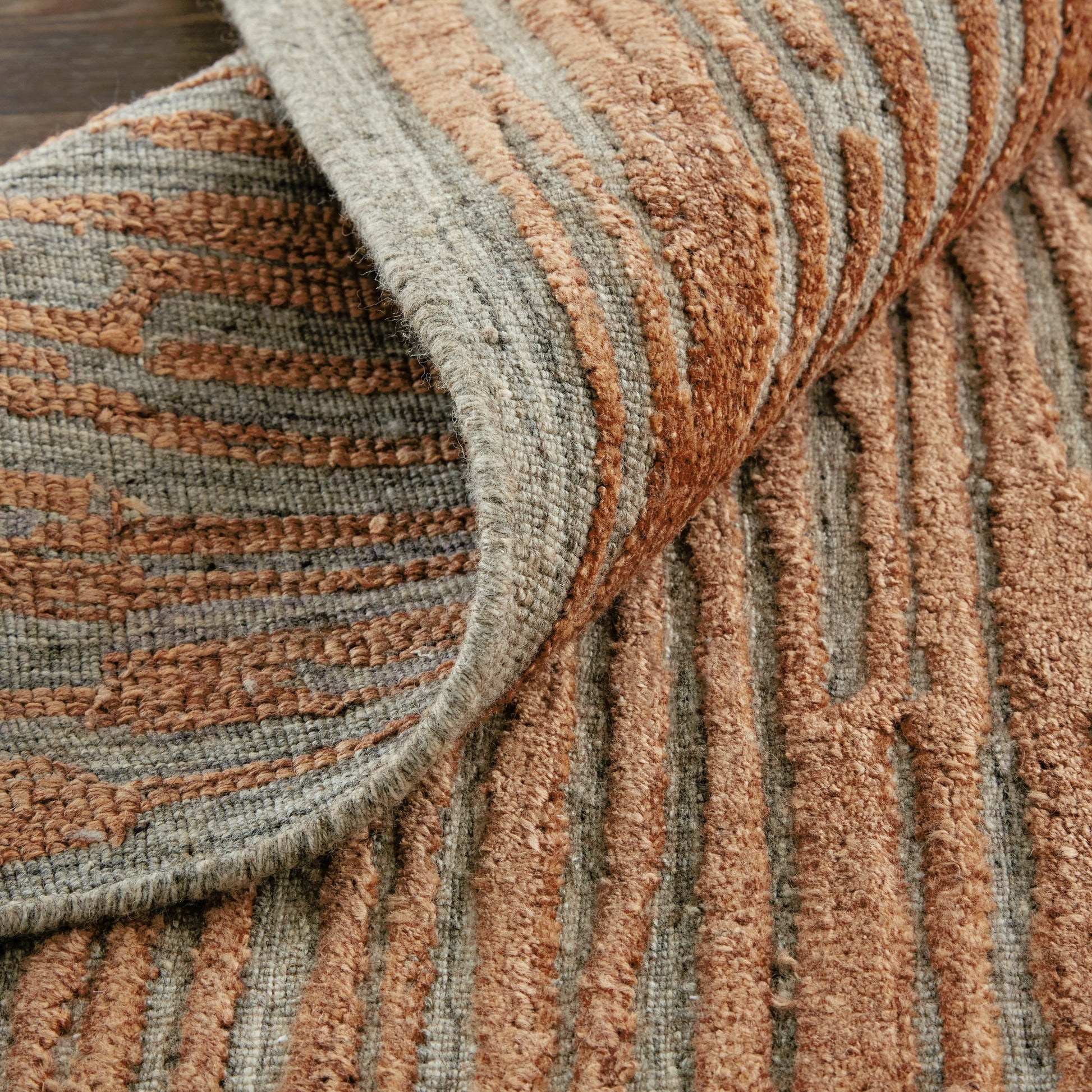 Braeside Transitional Rug - T13T8005 by Thom Felicia by Feizy Rugs. Made from viscose, wool in a unique style.