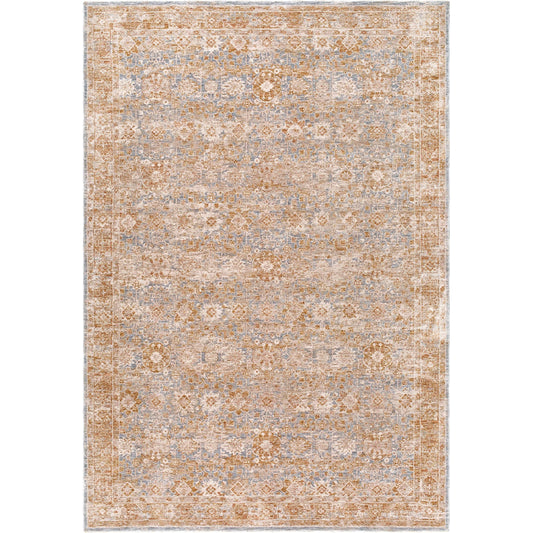 Da Vinci 624895 Rug by Livabliss in cream, tan, sage, blue, light brown. Made from polyester