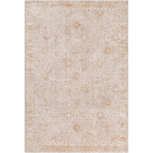 Da Vinci 624895 Rug by Livabliss in cream, tan, sage, blue, light brown. Made from polyester