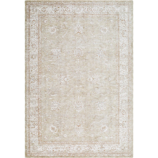 Da Vinci DVC-2317 Rug by Livabliss in tan, dusty sage, ivory, medium brown, light gray, sage. Made from polyester in a unique style.