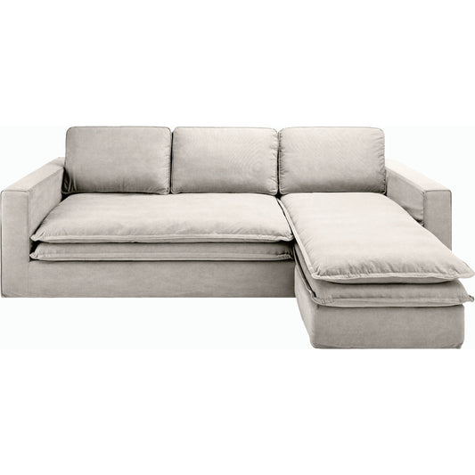 Davis Sectional Sofa - 497506 by Surya in painted. Made from cotton, rubber wood, duck down, dacron in a modern style.