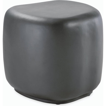 Pebble Outdoor End Table by Sunset West. Made from gfr concrete in a modern style.