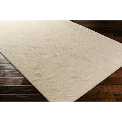 Dwell B Rug - 15418 by Surya in light beige. Made from 100% wool in a unique style.