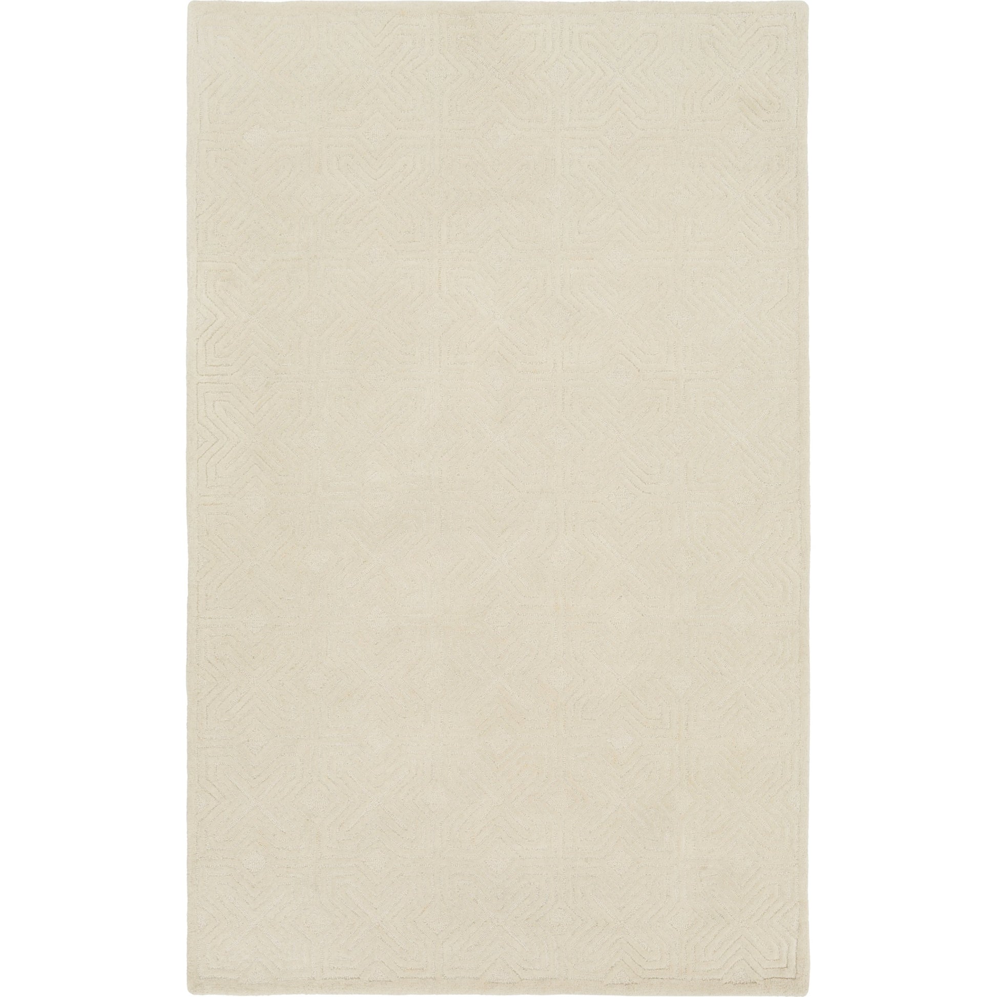 Dwell B Rug - 15418 by Surya in light beige. Made from 100% wool in a unique style.