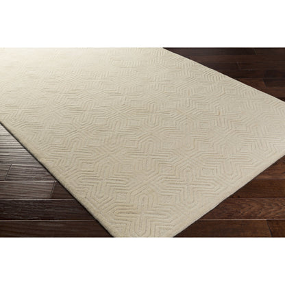 Dwell B Rug - 15418 by Surya in light beige. Made from 100% wool in a unique style.