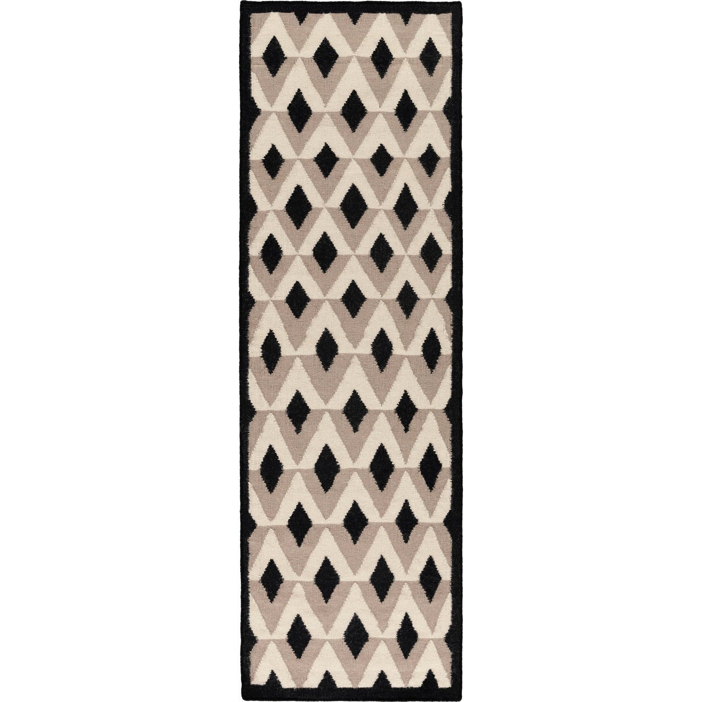 005 64829-26552 | Primary Silo | Dwell D DWD-1000 Rug by Surya in black, taupe, charcoal. Made from 100% wool in a unique style.