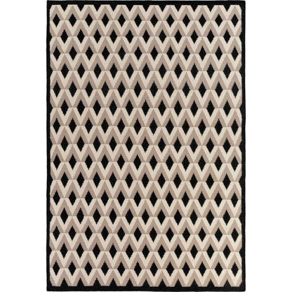 Dwell D DWD-1000 Rug by Surya in black, taupe, charcoal. Made from 100% wool in a unique style.