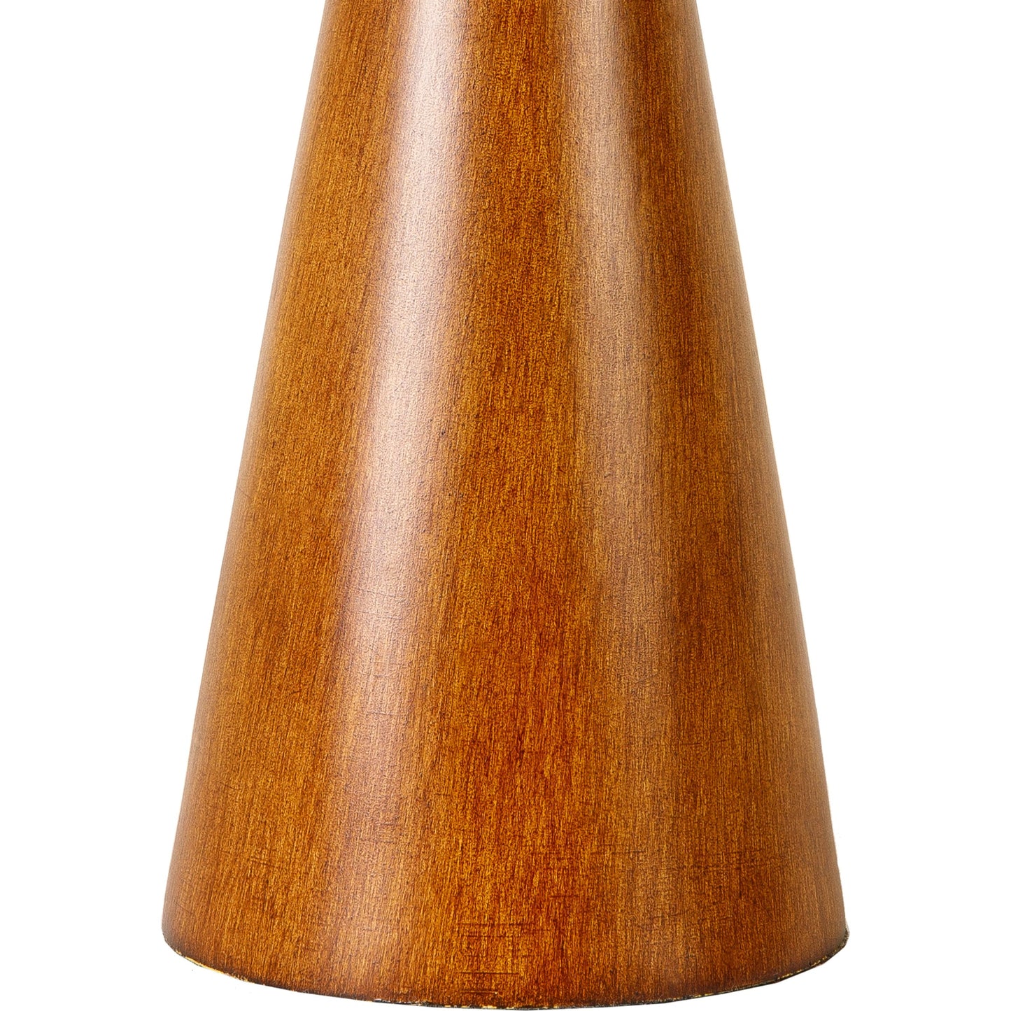 002 SI-1919619 | Closeup | Downey - 31879 by Livabliss in body: brown, shade (outside): beige, shade (inside): white, finial: brown, harp: metallic - nickel, cord: black and paintedpainted. Made from shade (outside): linen, shade (inside): polyester, finia