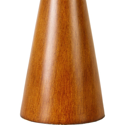 Downey - 31879 by Livabliss in body: brown, shade (outside): beige, shade (inside): white, finial: brown, harp: metallic - nickel, cord: black and paintedpainted. Made from shade (outside): linen, shade (inside): polyester, finia