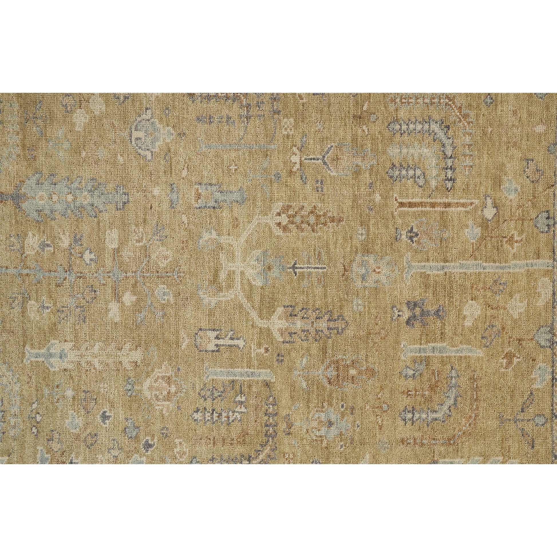 Carrington Traditional Oriental Rug - 6501F by Feizy in gold, blue, gray. Made from wool in a unique style.