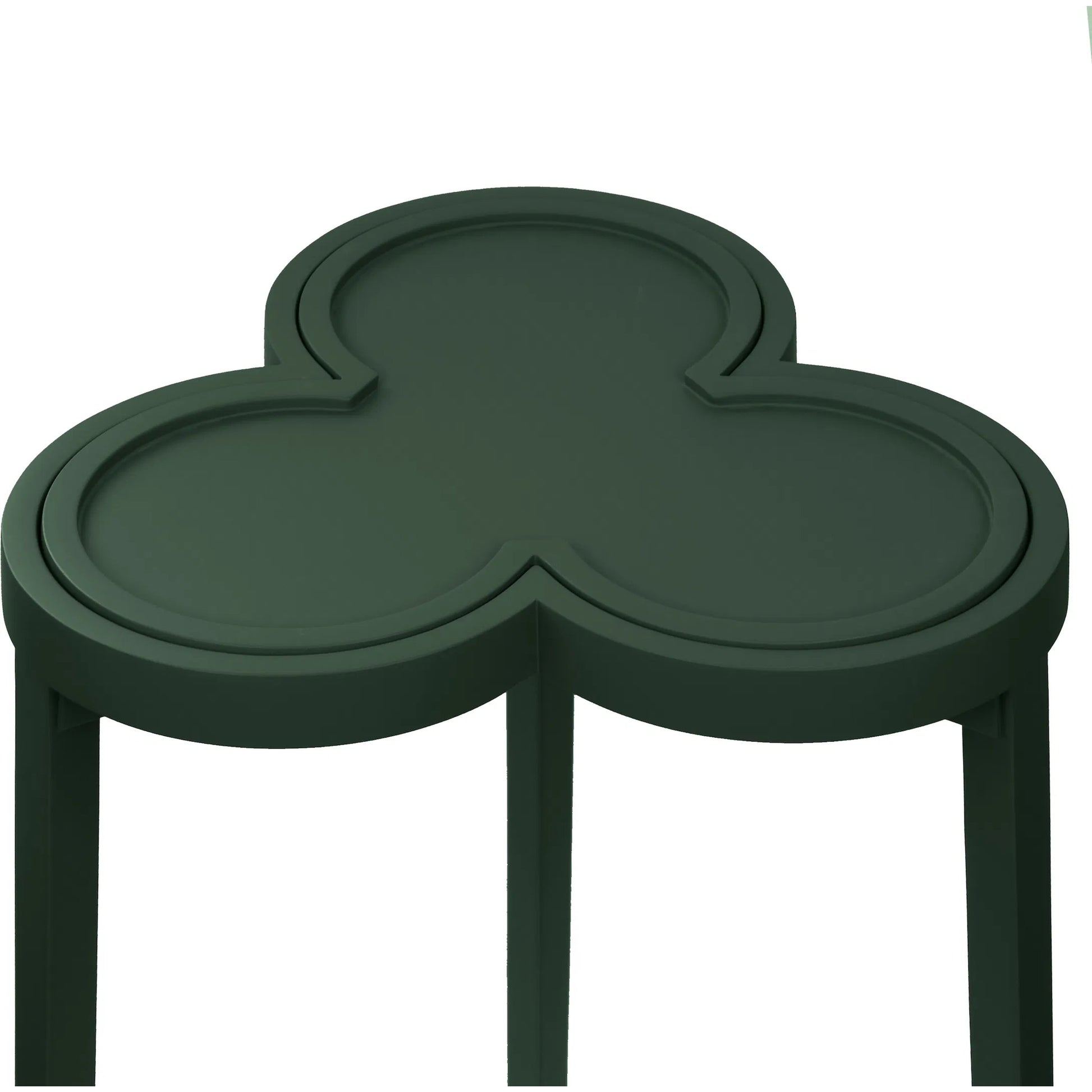 Dylan Clover Cigar Table by Worlds Away. Made from solid wood, mdf, rattan in a eclectic & global style.