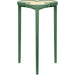 Dylan Clover Cigar Table by Worlds Away. Made from solid wood, mdf, rattan in a eclectic & global style.