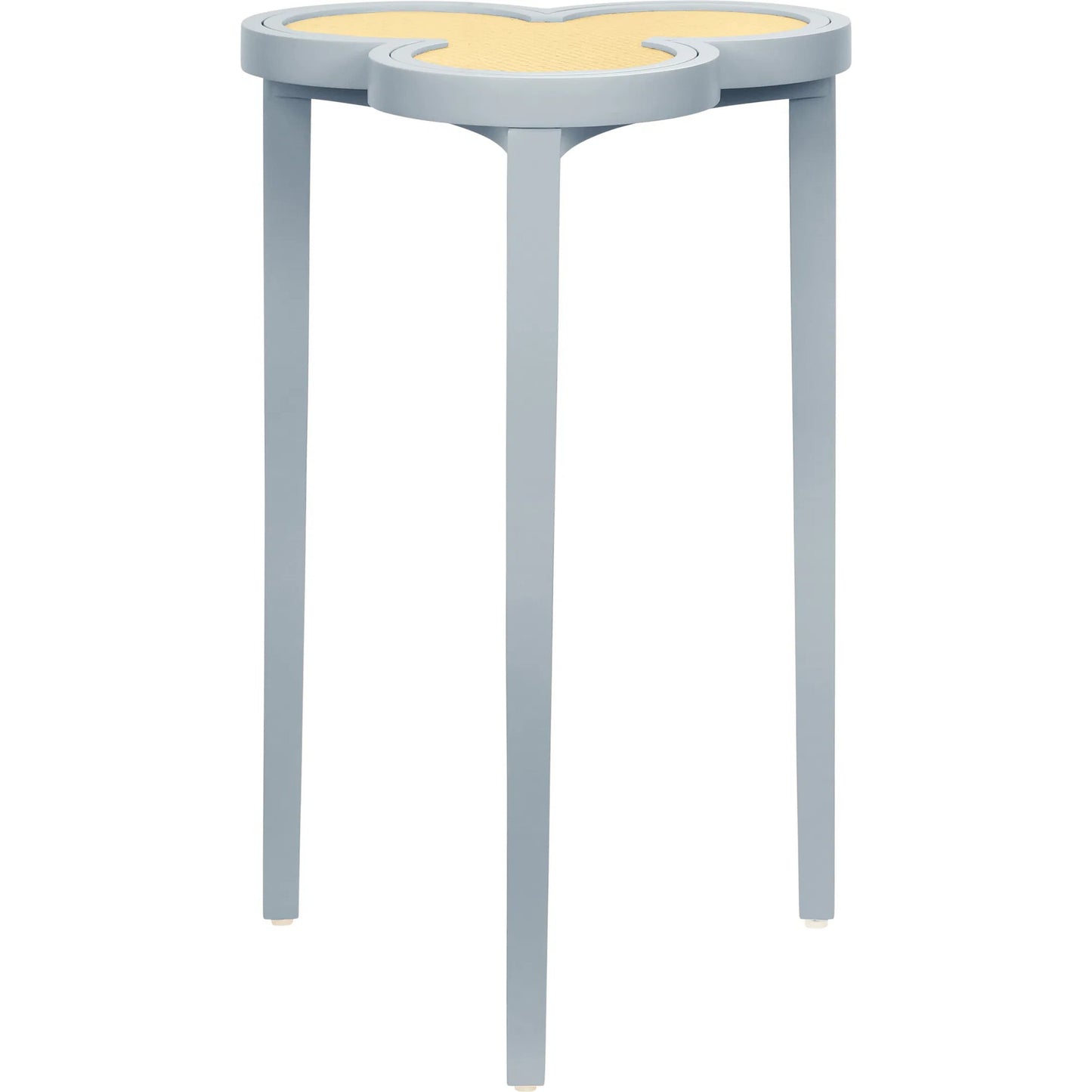 003 SI-2461281 | Primary Silo | Dylan Clover Cigar Table by Worlds Away. Made from solid wood, mdf, rattan in a eclectic & global style.