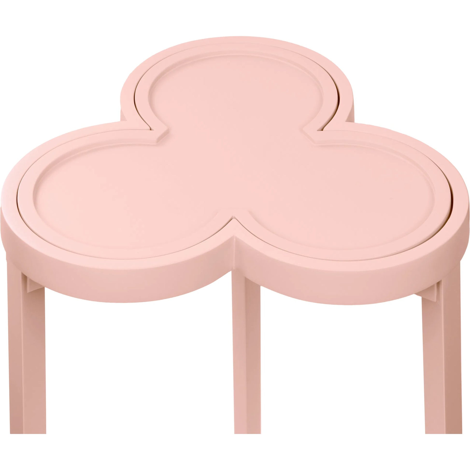 Dylan Clover Cigar Table by Worlds Away. Made from solid wood, mdf, rattan in a eclectic & global style.