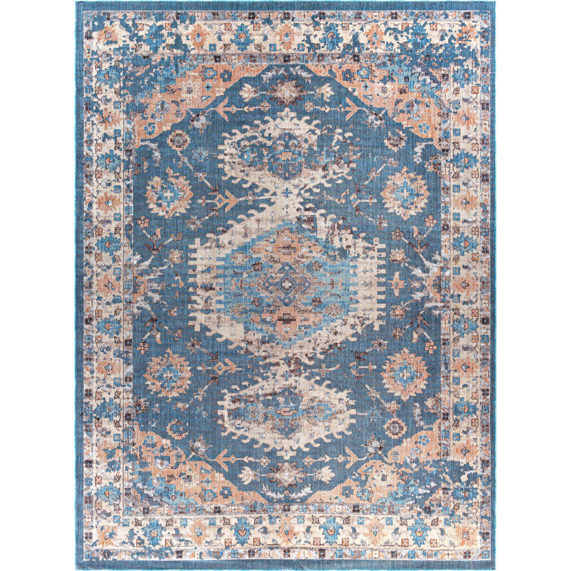 Daytona Beach Indoor/Outdoor Rug by Livabliss. Made from 92% polyester, 8% polypropylene in a traditional style.