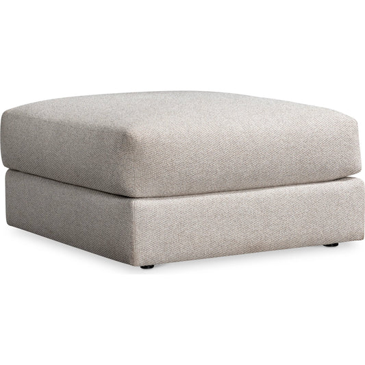 Vista Fabric Ottoman by Bernhardt in beige. Made from fabric in a transitional style.