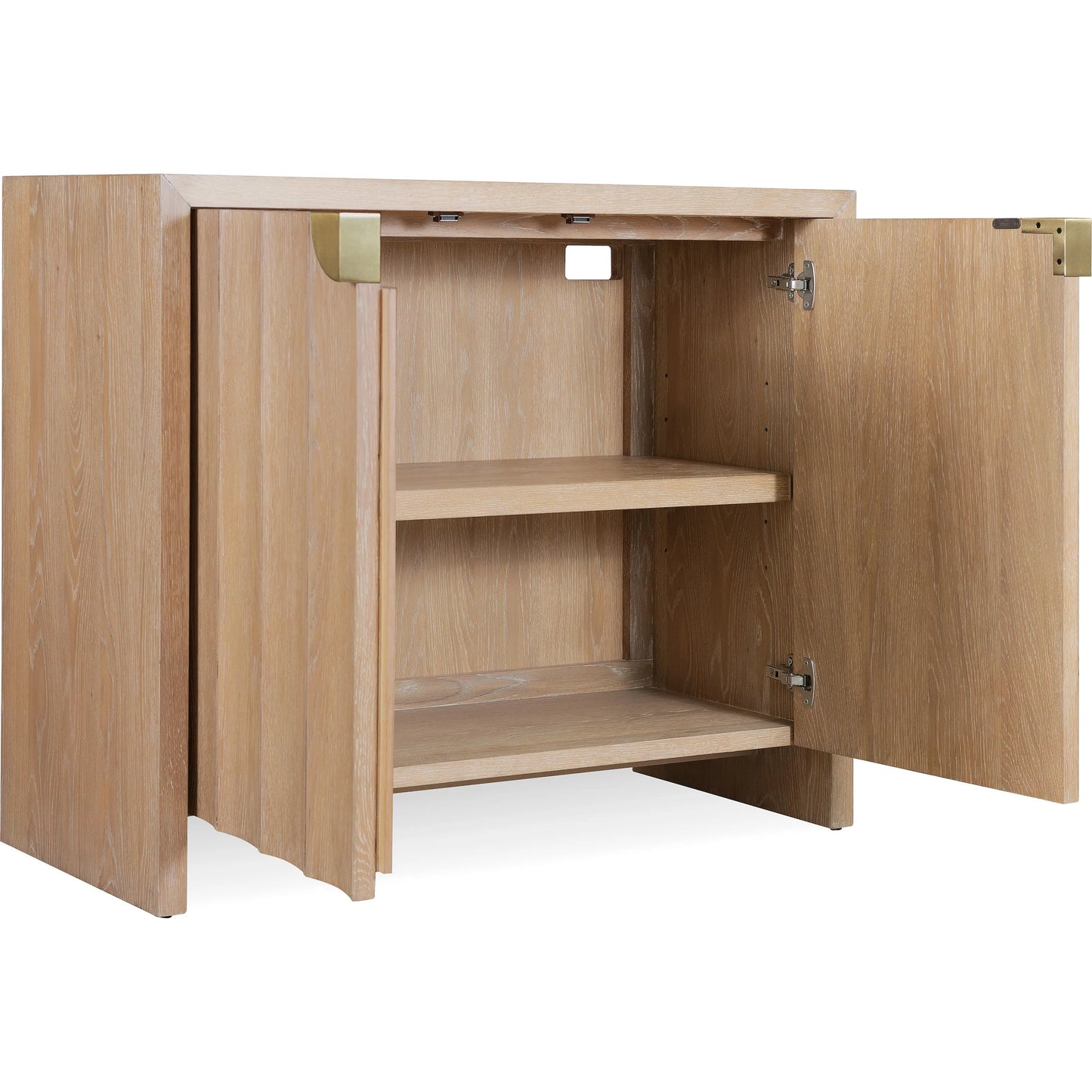 003 SI-2458547 | Additional Silo | Commerce and Market Willow Accent Cabinet by Hooker Furniture in light natural, white oak. Made from white oak solids, white oak veneers in a transitional style.