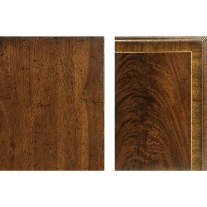 Versailles Regency Style Mahogany Chest of Drawers by Jonathan Charles in brown and medium antique mahogany. Made from acacia in a traditional style.