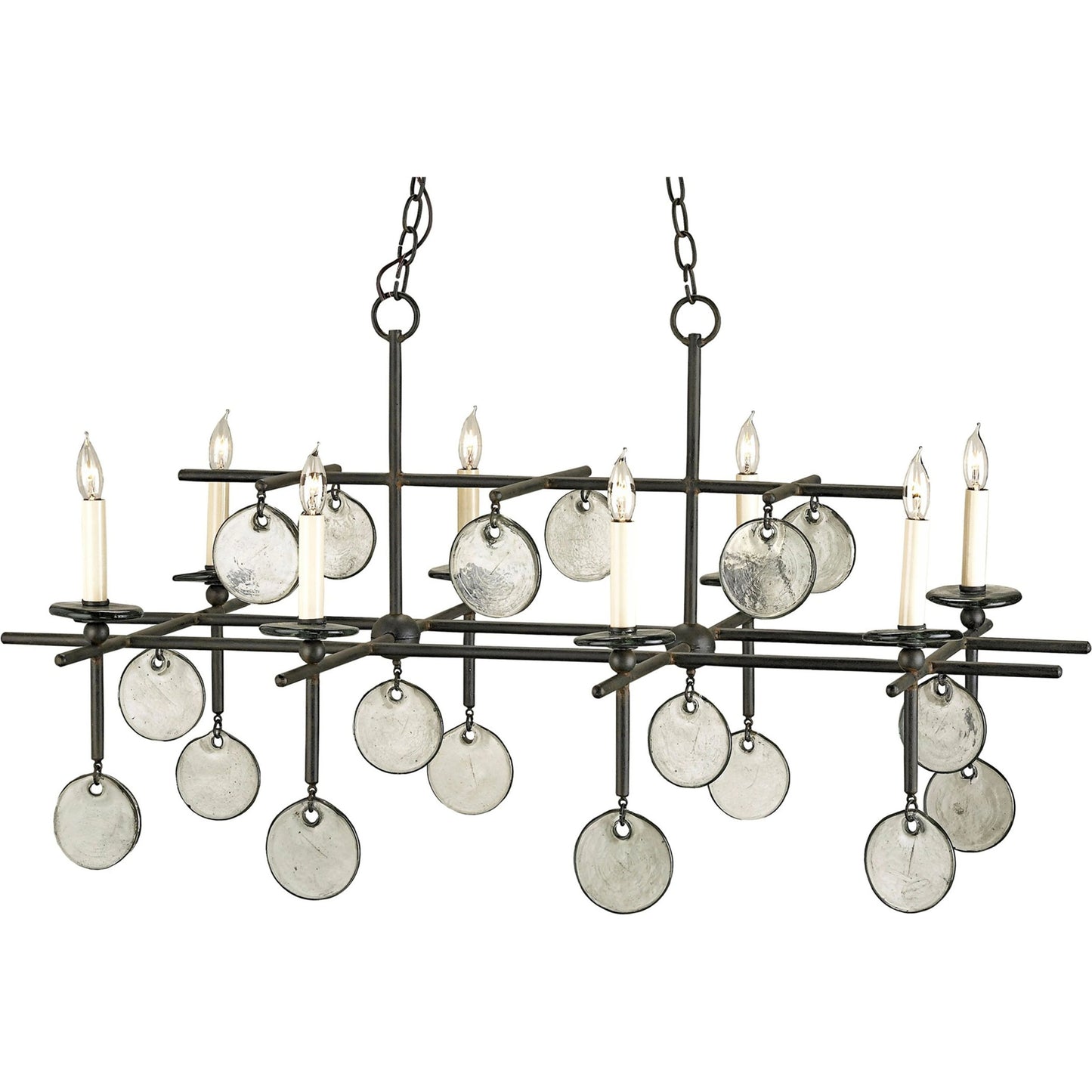 001 S-223736 | Primary Silo | Sethos Rectangular Chandelier by Currey and Company. Made from unique in a modern style.