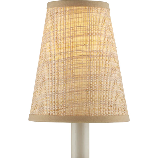 Fine Grasscloth Tapered Chandelier Shade by Currey and Company. Made from unique in a modern style.