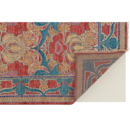 Beall Traditional Oriental Rug - 6633F by Feizy in blue, red, yellow. Made from wool in a unique style.