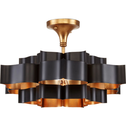 Grand Lotus Chandelier by Currey and Company. Made from unique in a modern style.
